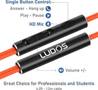 LUDOS Ultra Wired Earbuds in-Ear Headphones, 5 Years Warranty, Earphones - Image 3