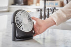 Treva 5 Inch Rechargeable Powered Clip Fan 3 Speed Slim and Portable Indoor and - Image 9