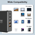 200W USB C Charger, 5 Ports GaN Fast Charger, PD100W USB C Desktop Charging - Image 7