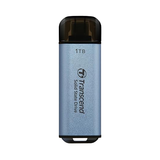 Transcend 1TB External SSD, USB 3.2 Gen2, Portable SSD by Transcend