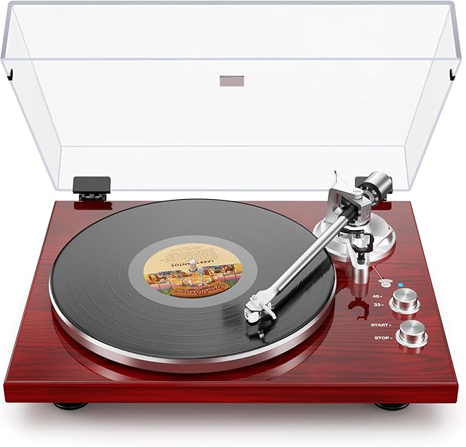 Belt Drive Turntable for Vinyl Record Player, Connect - Image 9