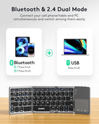 Samsers Multi-Device Foldable Bluetooth Keyboard - Image 2