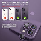 Choiche [3+1 for iPhone 14 Pro/iPhone 14 Pro Max Camera Lens Protector - Image 2