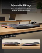 ProtoArc Ergonomic Wireless Keyboard Mouse, EKM01 Plus Full Size Ergo Bluetooth - Image 4