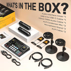 MAONO Podcast Equipment Bundle for 2: Audio Interface Mixer - Image 8