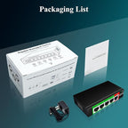 STEAMEMO 5-Port Gigabit Ethernet Switch | Smart Managed - Image 9