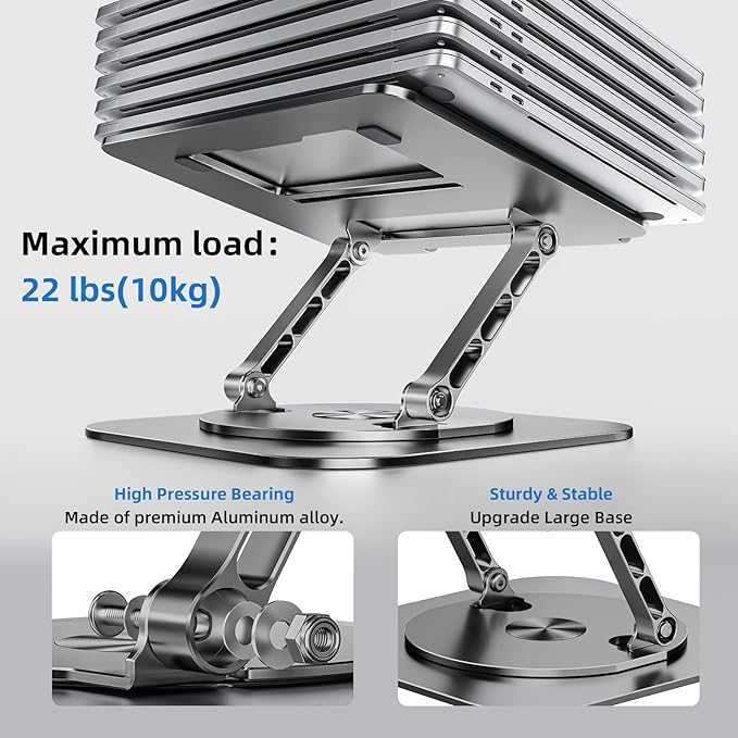 Laptop Stand for Desk, Ergonomic Laptop Riser - Image 5
