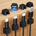 Viaky 8 Pack Magnetic Cable Clips, Large Size Under Desk Cable Management by Oneclickforallyourneeds%EF%BC%81
