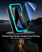 ESR 3 Pack for iPhone 16 Plus/iPhone 15 Plus Privacy Screen Protector, Anti-spy - Image 2