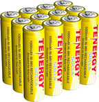Tenergy Solla Rechargeable NiMH AA Battery, 1000mAh Solar Batteries by Tenergy