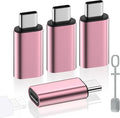 MoKo 4 Pack Lightning Female to USB C Male Adapter, USB-C Lightning Adapter by MoKo