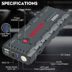 NEXPOW 2000A Peak Car Battery Jump Starter - Image 5