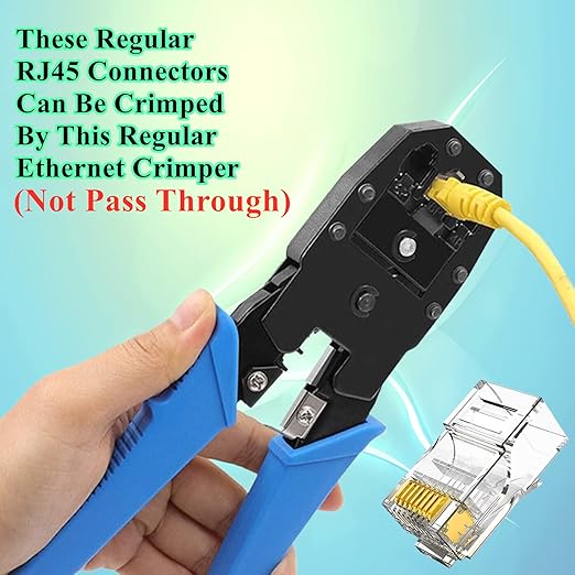 100-Pack Cat5 Cat5e RJ45 Connectors Ends - Image 5