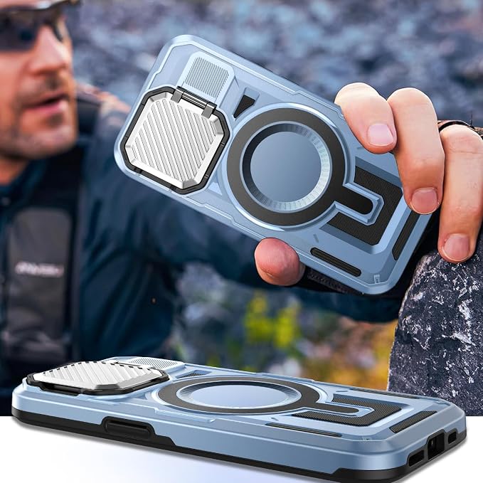 Camera Stand Case for iPhone 16E, 2024 Version Military Grade Protective Soft - Image 6