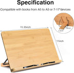 Extra Large Tablet Stand for Desk, Adjustable Holder for Touch Screen Tablets - Image 3