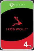 Seagate IronWolf 4TB NAS Internal Hard Drive CMR 3.5 Inch SATA 6Gb/s 5400 RPM by Seagate