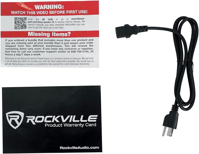 Rockville BASS Blaster 12 800W Powered Home Audio Subwoofer, Adjustable - Image 8