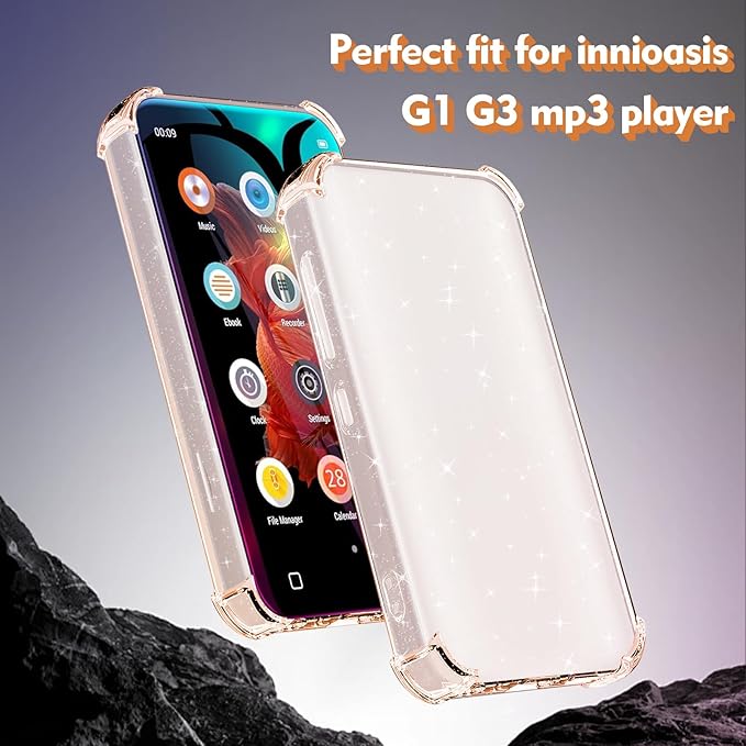 Case for innioasis G1 G3 Mp3 Player, TPU Clear Cover for Mp3 Player - Image 2