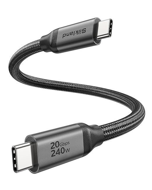 Silkland USB C 3.2 Gen 2x2 Cable, 20Gbps USB C High Speed Data Transfer by Silkland