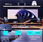 RGB Gaming Monitor-Arm for Flat/Ultrawide/Curved Monitors 32 to 60 inch - Image 2