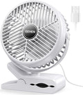 GEHEN Small Clip on Fan, 3-Speed Fan by GEHEN
