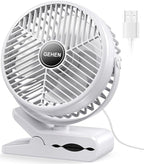 GEHEN Small Clip on Fan, 3-Speed Fan by GEHEN