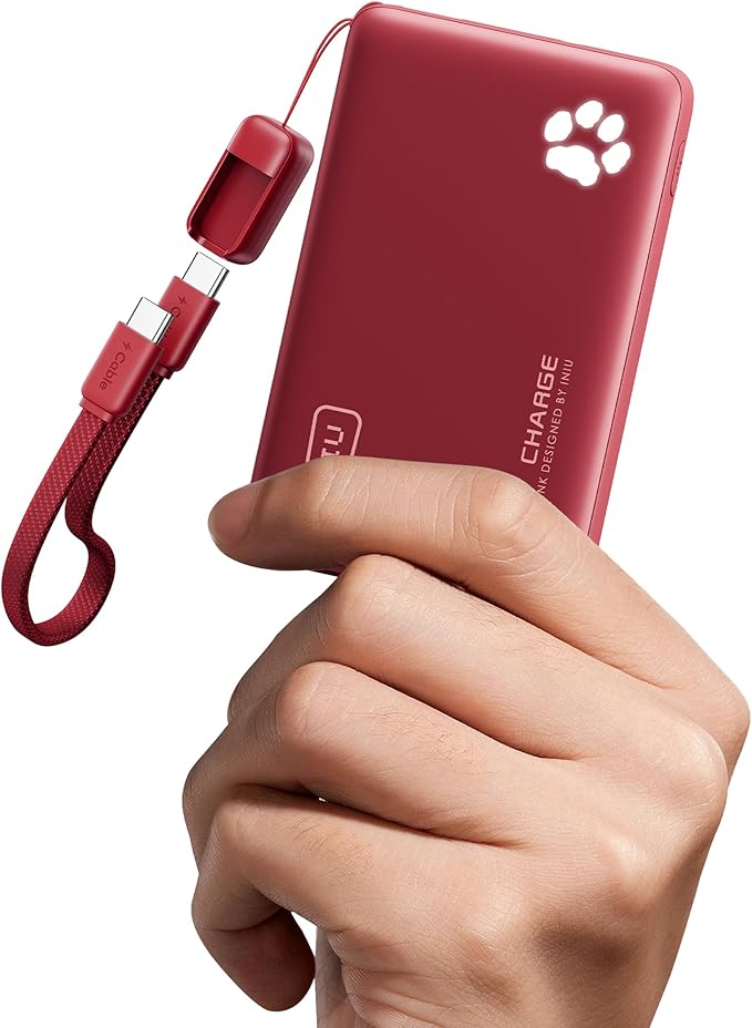 INIU 45W Fast Charging Portable Charger, 40% Smaller 10000mAh by INIU