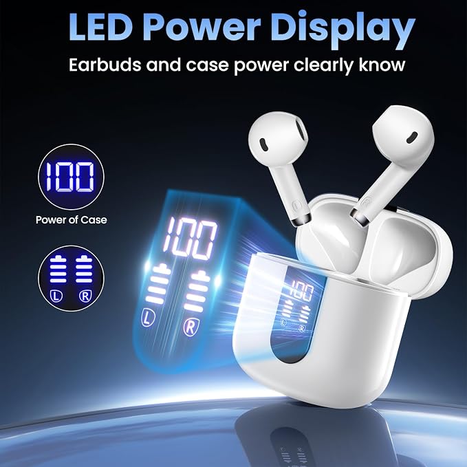 Wireless Earbuds, 48H Playback Ear Buds - Image 6