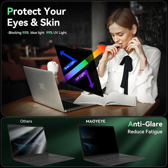Magnetic 15 Inch Surface Laptop 5 Privacy Screen - Image 6