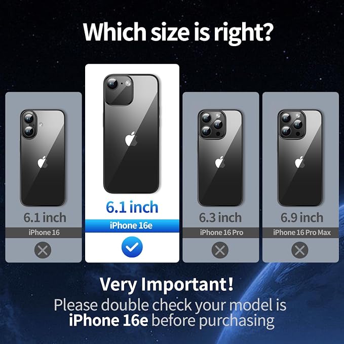 Camera Stand Case for iPhone 16E, 2024 Version Military Grade Protective Soft - Image 6