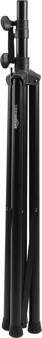 Amazon Basics Speaker Stand, Holds up to 99.2 lbs, Adjustable Height 52" to 73" - Image 5