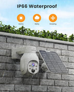 Camcamp Wireless Security Camera System, Solar Powered PTZ 4MP 6 Cam-kit Camera - Image 9