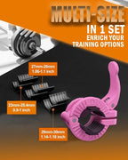 MAXRICH Barbell Clamp 1 inch Multiple Sizes & Adjustable Weight Clips - Image 2