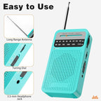 Portable Radio AM FM with Best Reception, Goodes Transistor Radio with Loud - Image 3