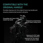Tilta Camera Cage Advanced Kit for Canon C400 | Includes Full Cage, Rear - Image 9
