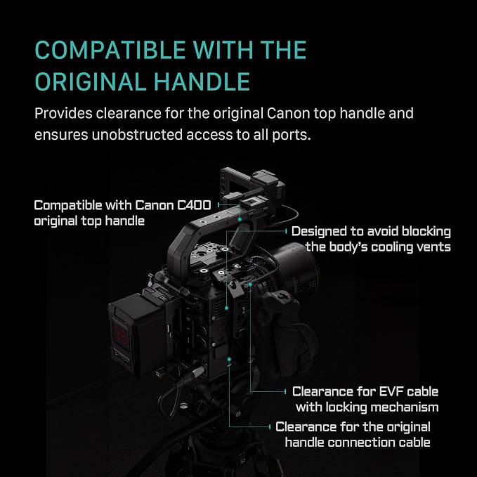 Tilta Camera Cage Advanced Kit for Canon C400 | Includes Full Cage, Rear - Image 9