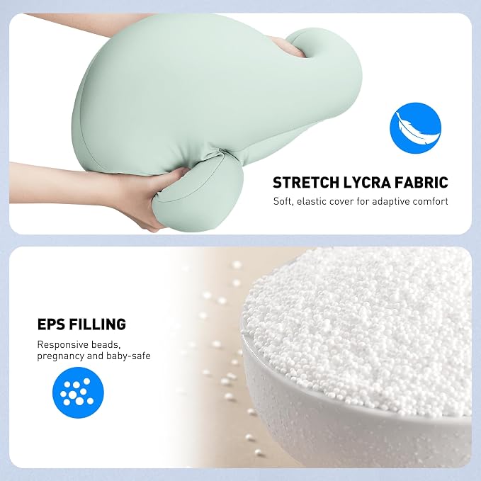 AboveTEK Tablet Pillow Stand for Bed, Hands-Free 360° Adjustable iPad Pillow - Image 9