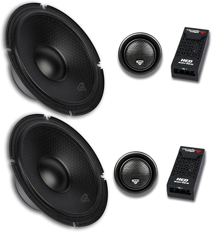 CERWIN-VEGA! HED 2025 Edition-8” Component Full Range Speaker System by HighQualityProCarAudio