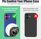 AGVEE 3+3 6 Pack for iPhone 16 6.1" / 16 Plus 6.7" Camera Lens Cover Protector - Image 3