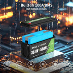 36V 50Ah LiFePO4 Lithium Battery - Image 2