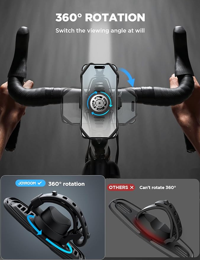 JOYROOM Bike Phone Holder, 2024 Upgrade Phone Mount - Image 4