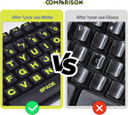 English Keyboard Stickers Full Size Universal PC Computer Laptop Desktop - Image 6