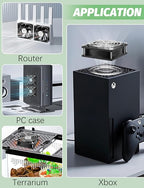 80mm x 25mm USB Fan 2 Packs 5V Small Computer Case Fan - Image 3