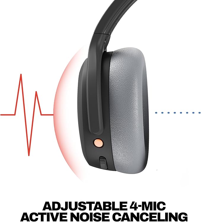 Skullcandy Crusher ANC 2 Over-Ear Active Noise Cancelling Wireless Bluetooth - Image 4