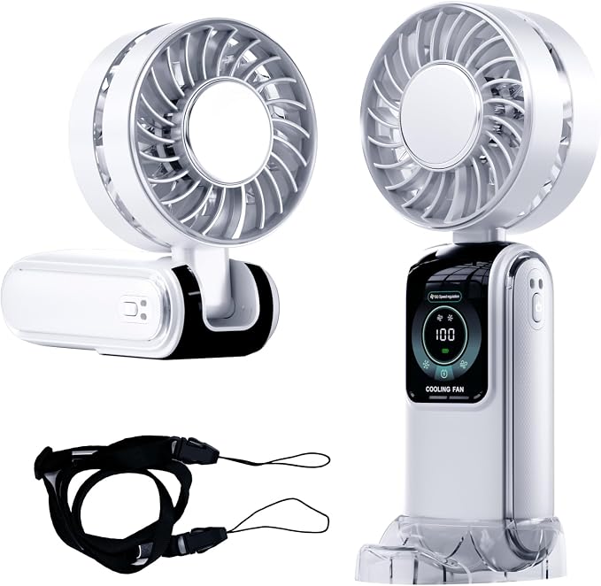 Blows Cold Air Portable Handheld Fan by GZEduld