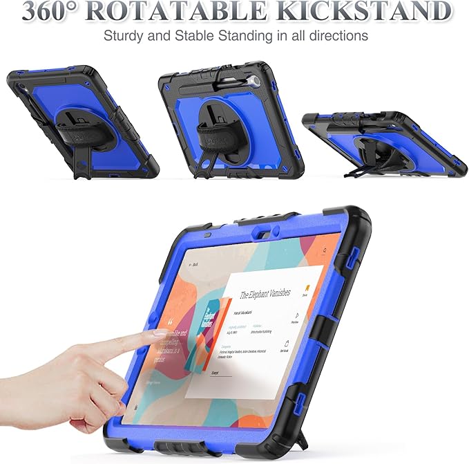 SEYMAC stock Case for Samsung Galaxy Tab S10 FE / S9 / S9 FE 5G Tablet Case - Image 4