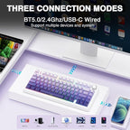 AULA F75 Pro Wireless Mechanical Keyboard, 75% Hot Swappable Custom Keyboard - Image 3
