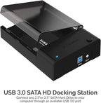 SABRENT USB 3.0 to SATA External Hard Drive Lay Flat Docking Station - Image 6