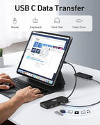 USB C Docking Station Dual HDMI Monitor Adapter, Selore USB C Hub 3 Monitors - Image 6