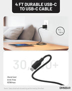35W USB C Charger with 60W Type C Cable, 2 Ports GaN Fast Wall Charger Block - Image 7